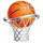 NBA直播免费观看网站Logo标识，橙色篮球图标